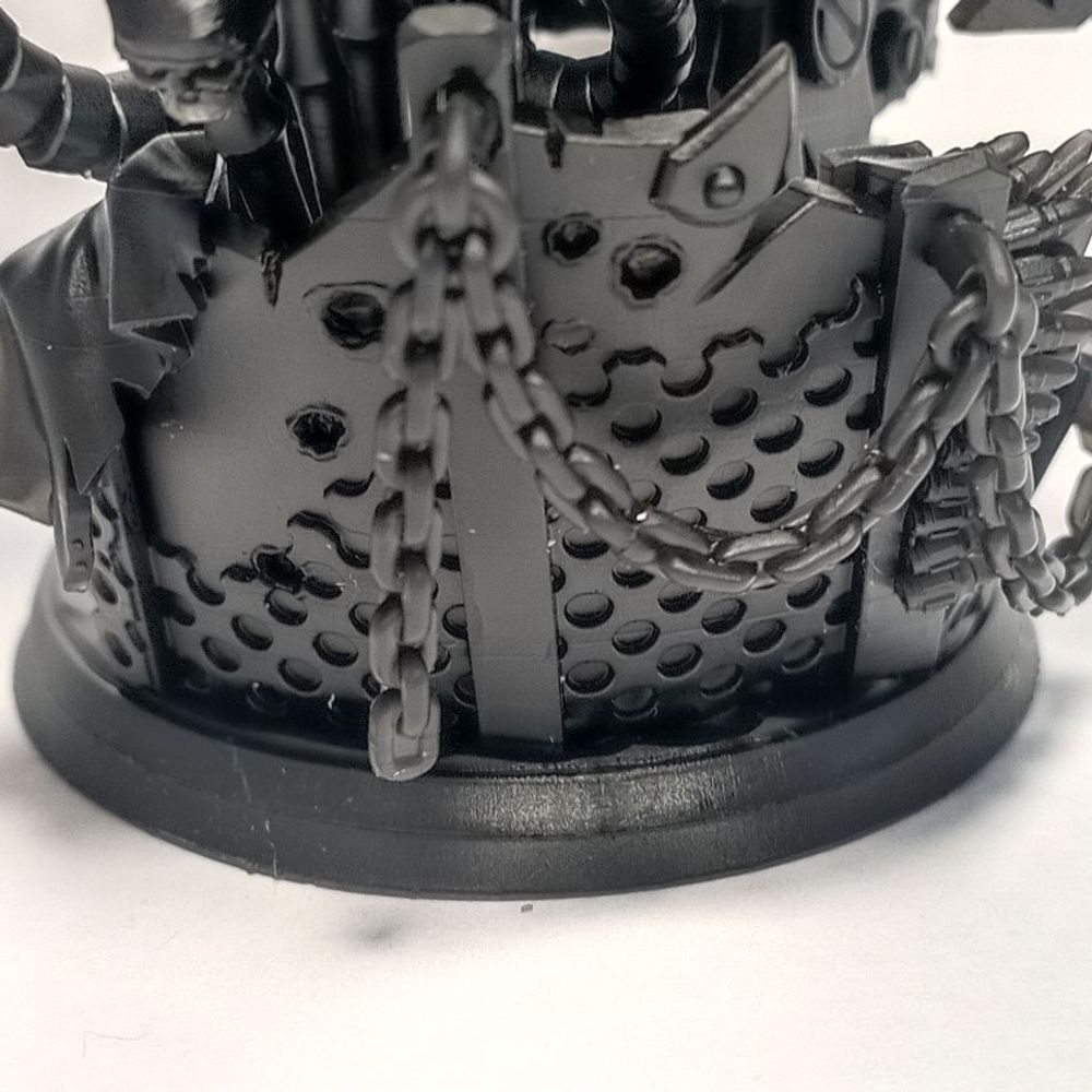 Orks Nikk Da Tech, proxy miniature, 28mm heroic scale unpainted resin, view 10