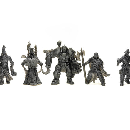 Holy Department Of Heretical Investigations V2, Inquisition proxy miniature, 28mm heroic scale unpainted resin, view 2