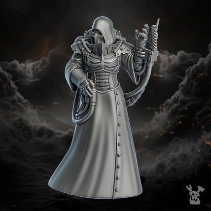 Battle Sisters Lifeline Sister, proxy miniature, 28mm heroic scale unpainted resin, view 2