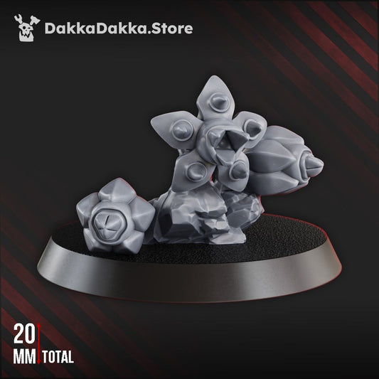 Great Harvest Osedax Swarm, Bio Swarm proxy miniature, 28mm heroic scale unpainted resin