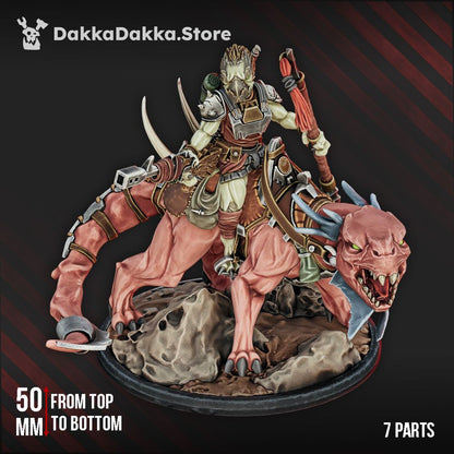 Tuai Xar Tal One Blade, proxy miniature, 28mm heroic scale unpainted resin