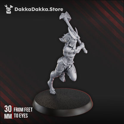 Gomorrah Idolaters Vanguard Zanthera, Battle Sisters proxy miniature, scout, 28mm heroic scale unpainted resin