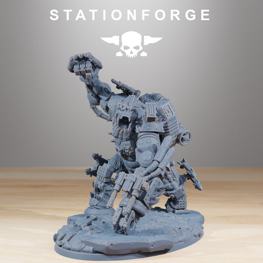 Orks Kong, proxy miniature, 28mm heroic scale unpainted resin