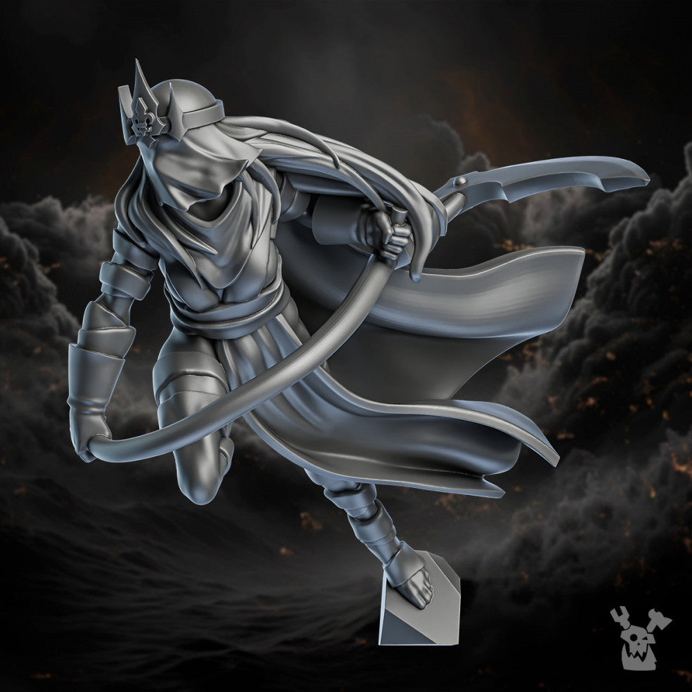Battle Sisters Assassin Sister, proxy miniature, scout, 28mm heroic scale unpainted resin