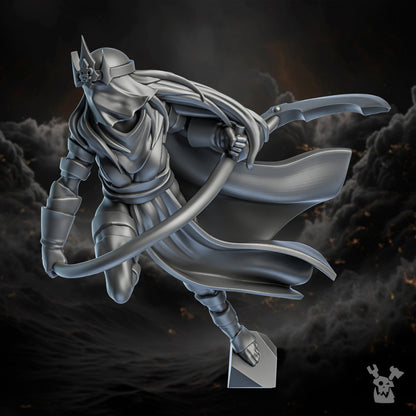 Battle Sisters Assassin Sister, proxy miniature, scout, 28mm heroic scale unpainted resin