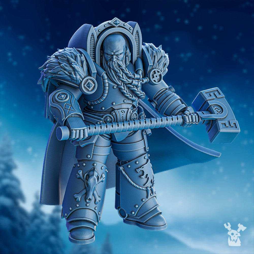 Wolf Knights Yorr Stone Hammer, proxy miniature, weapons, 28mm heroic scale unpainted resin