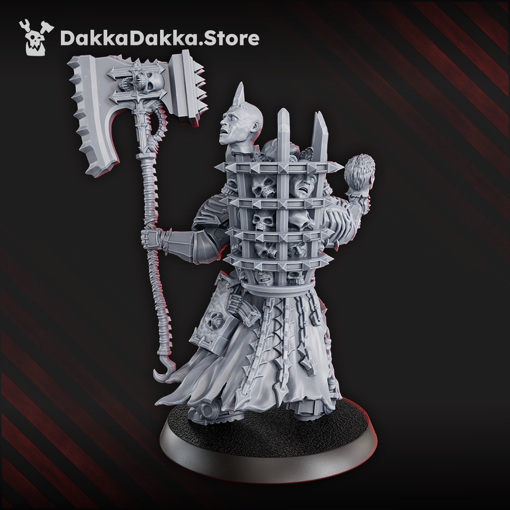 Bloodthirsty Knights Flesh Befouler Machine, proxy miniature, 28mm heroic scale unpainted resin, view 6