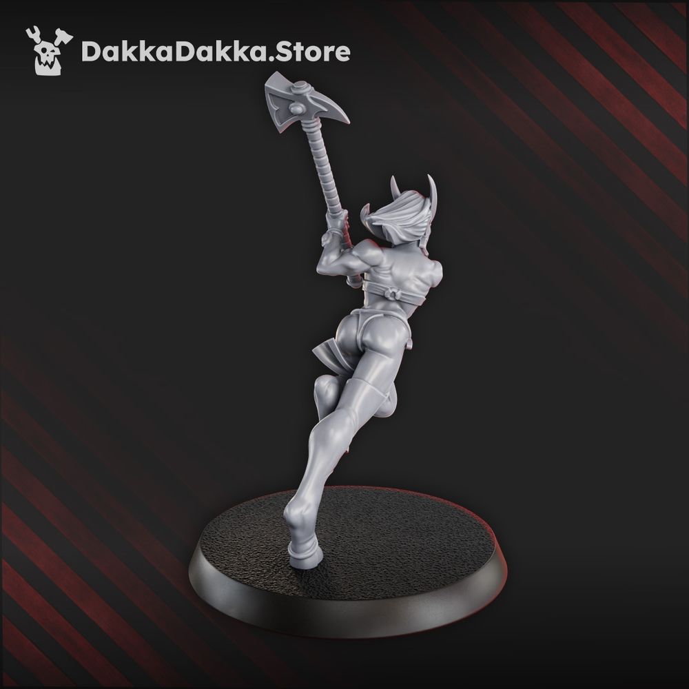 Gomorrah Idolaters Vanguard Zanthera, Battle Sisters proxy miniature, scout, 28mm heroic scale unpainted resin, view 2