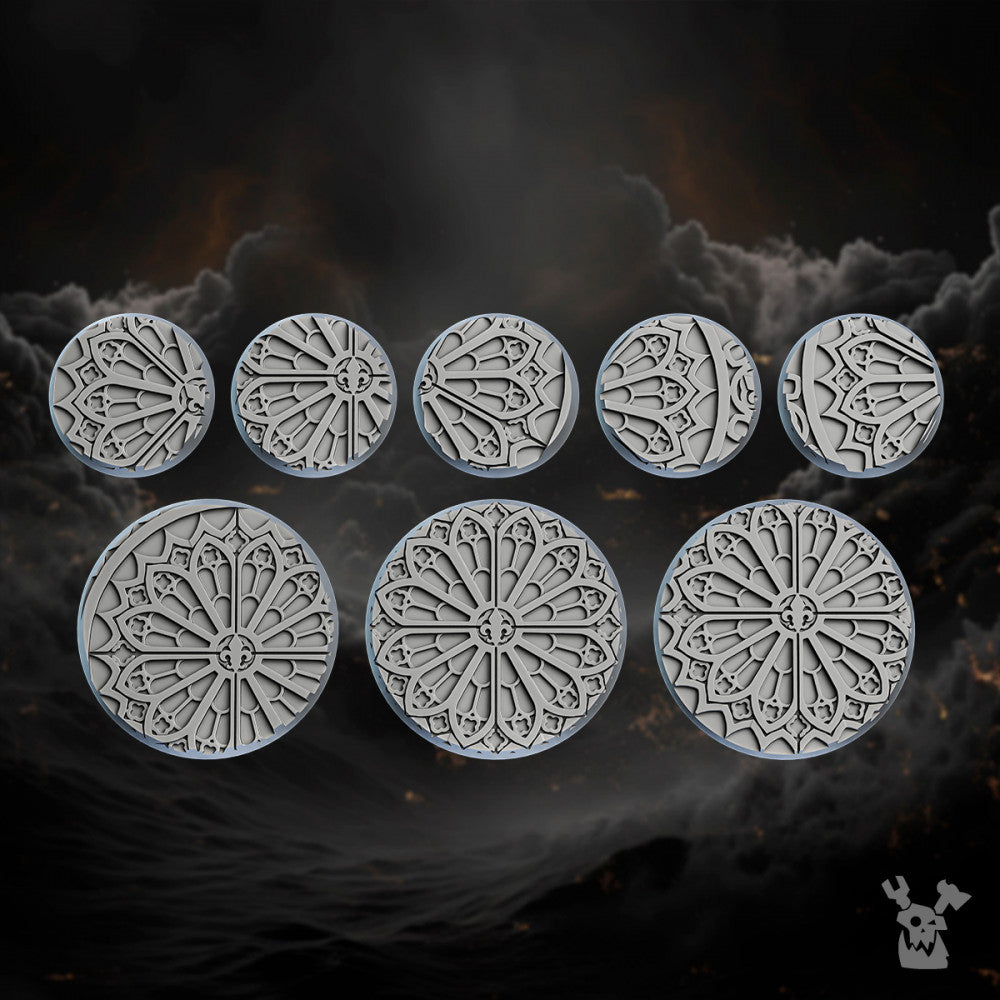 Battle Sisters Bases, resin conversion bits, 28mm heroic scale unpainted resin