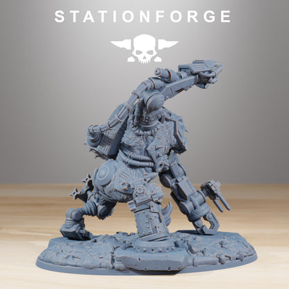 Orks Kong, proxy miniature, 28mm heroic scale unpainted resin, view 2