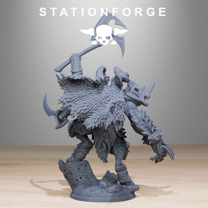 Dark Space Knights Gladiator, proxy miniature, 28mm heroic scale unpainted resin, view 3