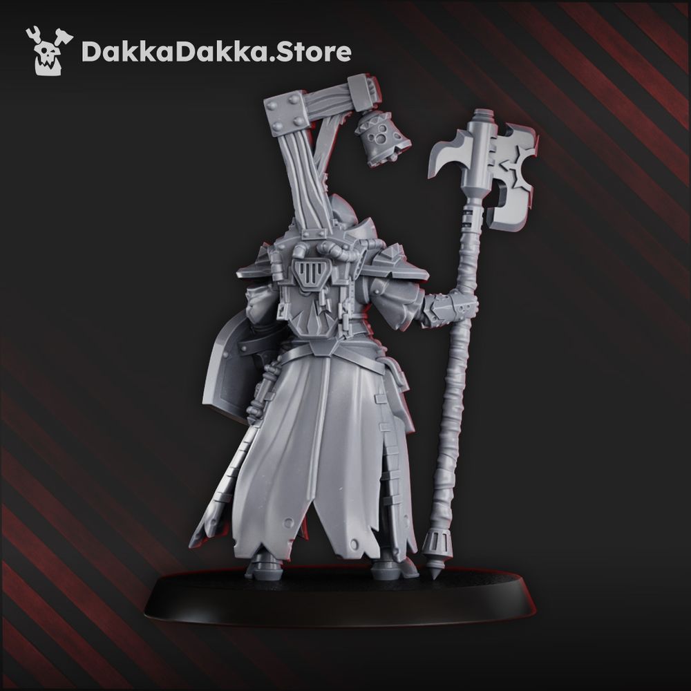 Dark Space Knights Coven Blightshield Witch, proxy miniature, character, 28mm heroic scale unpainted resin