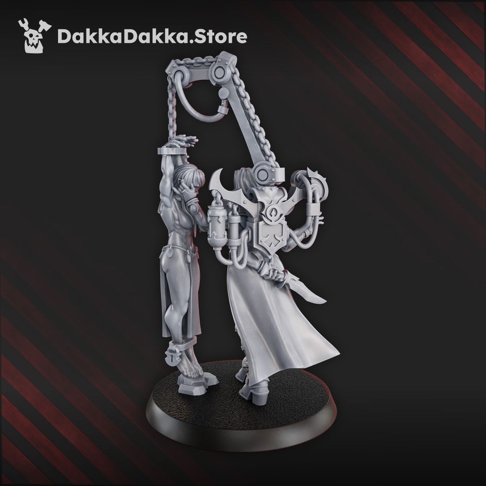 Pleasure Knights Hospital Spinner, proxy miniature, vehicle, 28mm heroic scale unpainted resin, view 6