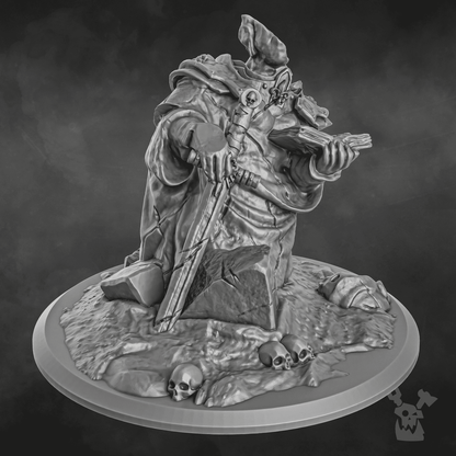 Battle Sisters Archangel Elizabeth (67Mm), proxy miniature, 28mm heroic scale unpainted resin, view 4