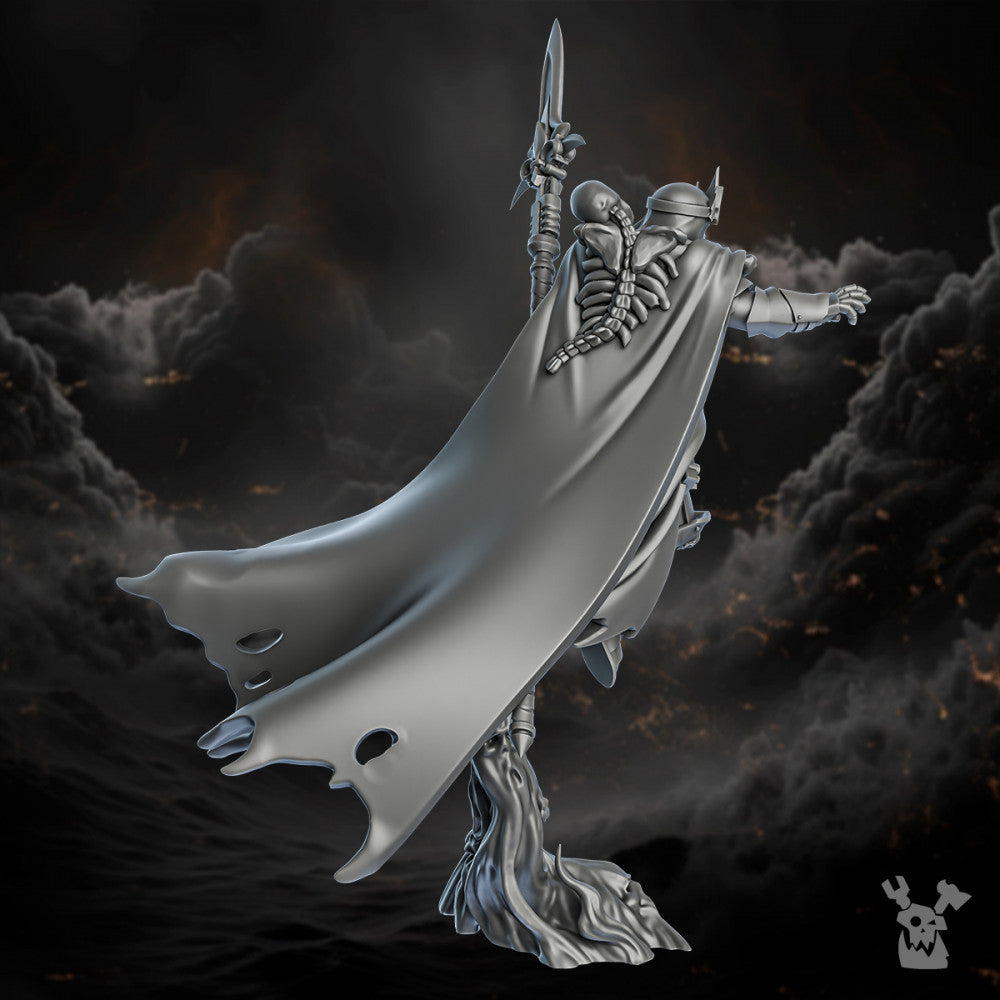 Battle Sisters Avatar Of The Mourner, proxy miniature, character, 28mm heroic scale unpainted, view 3