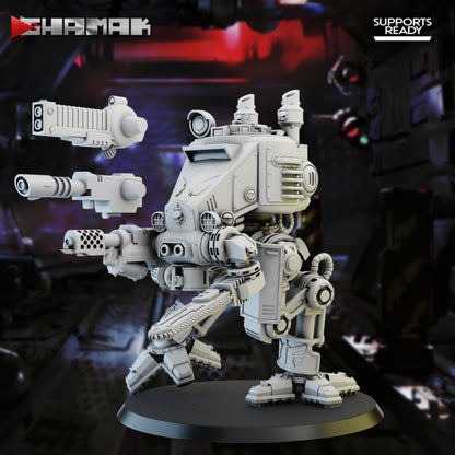 Firstborn Warwalker, Imperial Army proxy miniature, 28mm heroic scale unpainted resin
