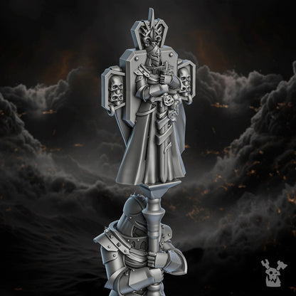 Battle Sisters Relict Sister, proxy miniature, 28mm heroic scale unpainted resin
