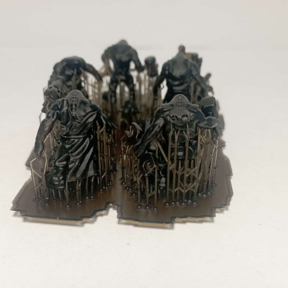 Orks Gobbo Squad, proxy miniature, 28mm heroic scale unpainted resin, view 8