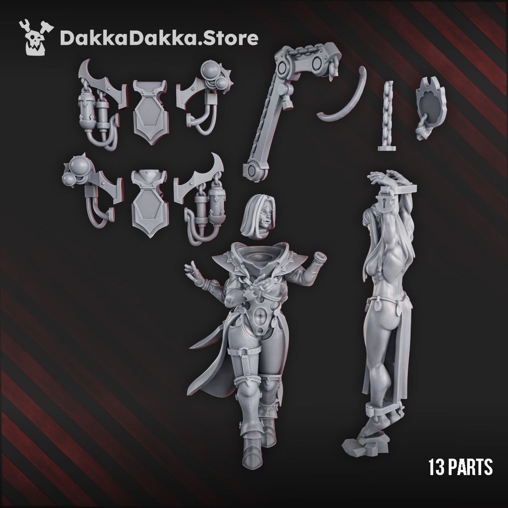 Pleasure Knights Hospital Spinner, proxy miniature, vehicle, 28mm heroic scale unpainted resin