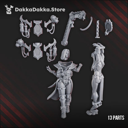 Pleasure Knights Hospital Spinner, proxy miniature, vehicle, 28mm heroic scale unpainted resin