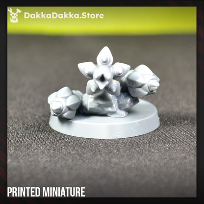 Great Harvest Osedax Swarm, Bio Swarm proxy miniature, 28mm heroic scale unpainted resin, view 3