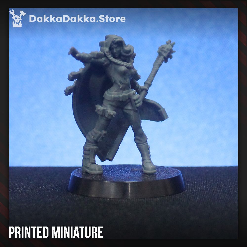 Rock Head Gangs Cartel Psychokinesist, Inquisition proxy miniature, heads, 28mm heroic scale unpainted resin, view 3