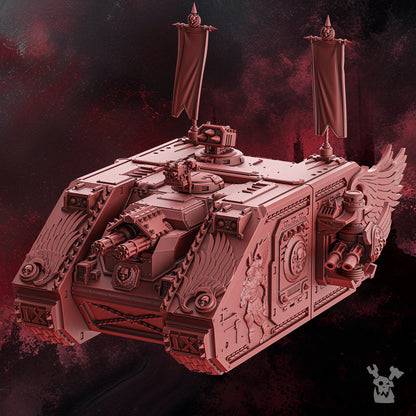 Crimson Knights Asv, proxy miniature, vehicle, 28mm heroic scale unpainted resin