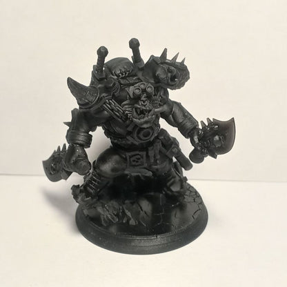 Orks Boss Smirknife, proxy miniature, character, 28mm heroic scale unpainted resin, view 4
