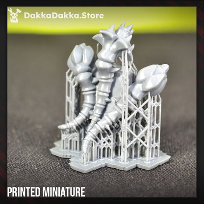 Great Harvest Osedax Swarm, Bio Swarm proxy miniature, 28mm heroic scale unpainted resin, view 4