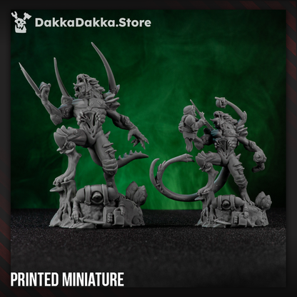 Great Harvest Sporemorph Hunter (70Mm), Bio Swarm proxy miniature, 28mm heroic scale unpainted resin, view 5