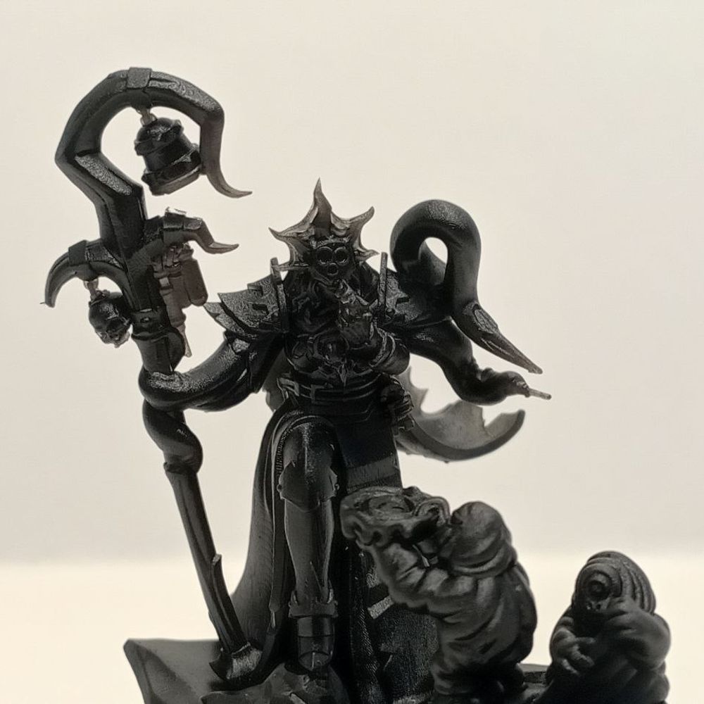 Dark Space Knights Phoebe The Unholy Well, proxy miniature, 28mm heroic scale unpainted resin, view 5