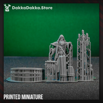 Tuai Mar-Duk Tribe Deflesher, proxy miniature, 28mm heroic scale unpainted resin, view 3