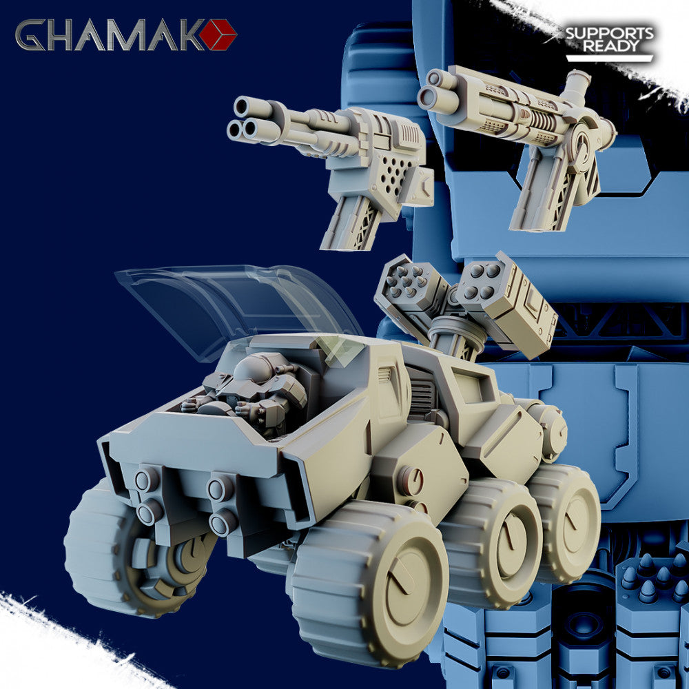 Space Dwarf Asteroid Explorer, proxy miniature, 28mm heroic scale unpainted resin