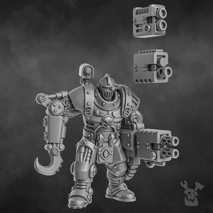 Holy Department Of Heretical Investigations V2, Inquisition proxy miniature, 28mm heroic scale unpainted resin, view 7