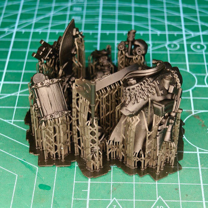 Orks Kapn Blaaady Beard, proxy miniature, 28mm heroic scale unpainted resin, view 10