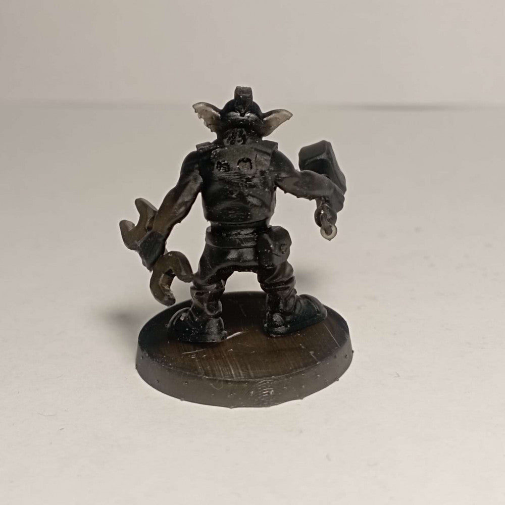 Orks Gobbo Squad, proxy miniature, 28mm heroic scale unpainted resin, view 4