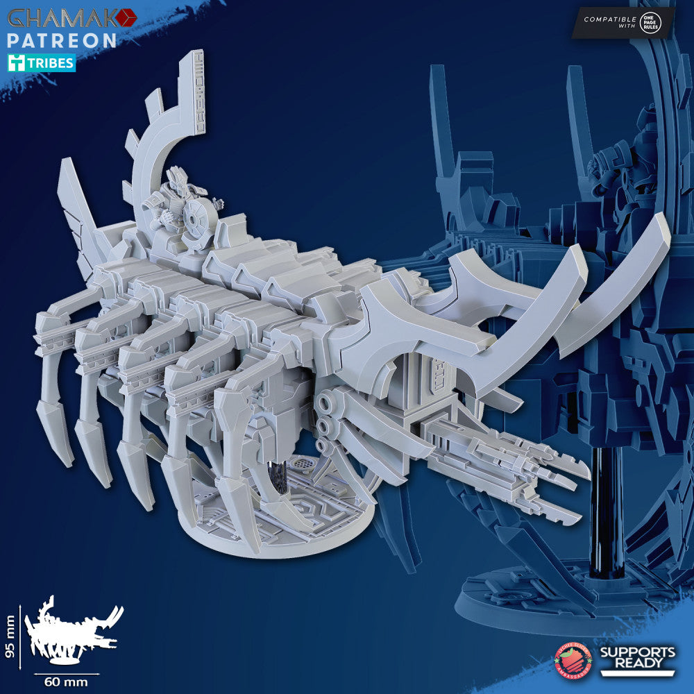 Necro Ark Of Death, proxy miniature, 28mm heroic scale unpainted resin