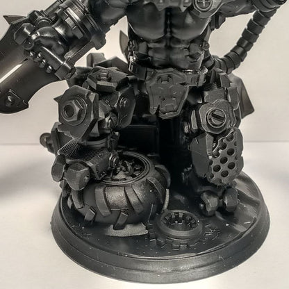 Orks Nikk Da Tech, proxy miniature, 28mm heroic scale unpainted resin, view 9