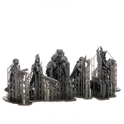 Holy Department Of Heretical Investigations V2, Inquisition proxy miniature, 28mm heroic scale unpainted resin, view 10