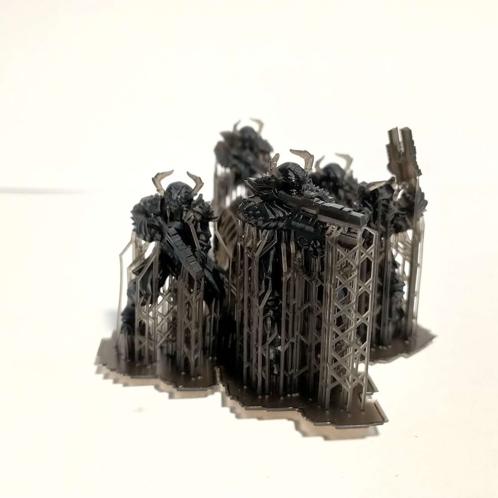 Tuai Mantomorhs Assault Squad, proxy miniature, 28mm heroic scale unpainted resin, view 9