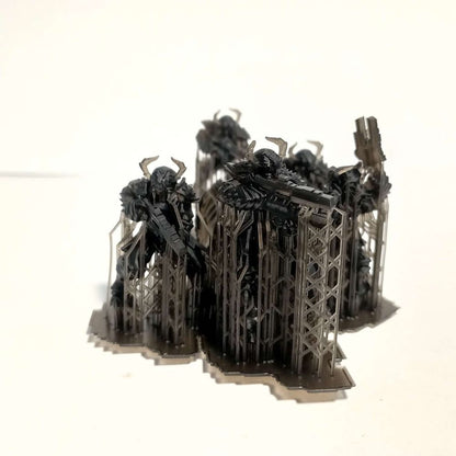 Tuai Mantomorhs Assault Squad, proxy miniature, 28mm heroic scale unpainted resin, view 9