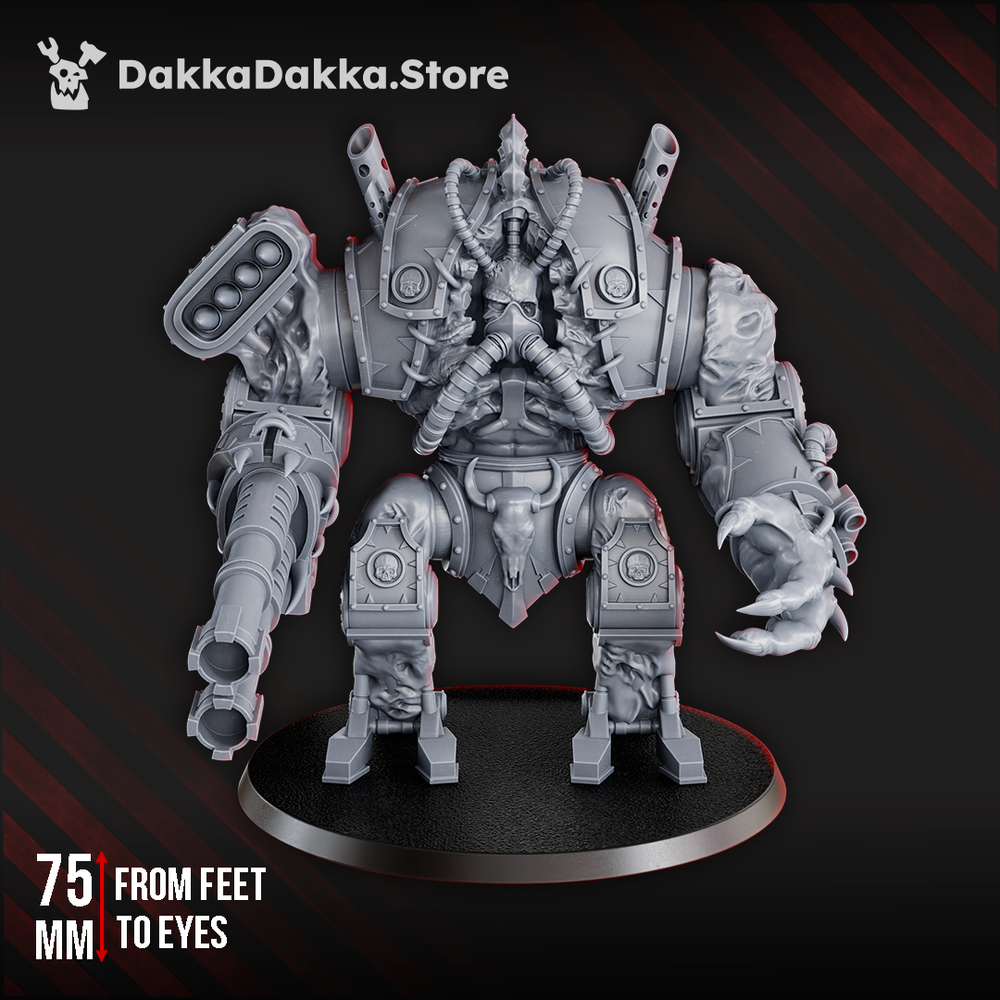 Bloodthirsty Knights Flesh Befouler Machine, proxy miniature, 28mm heroic scale unpainted resin