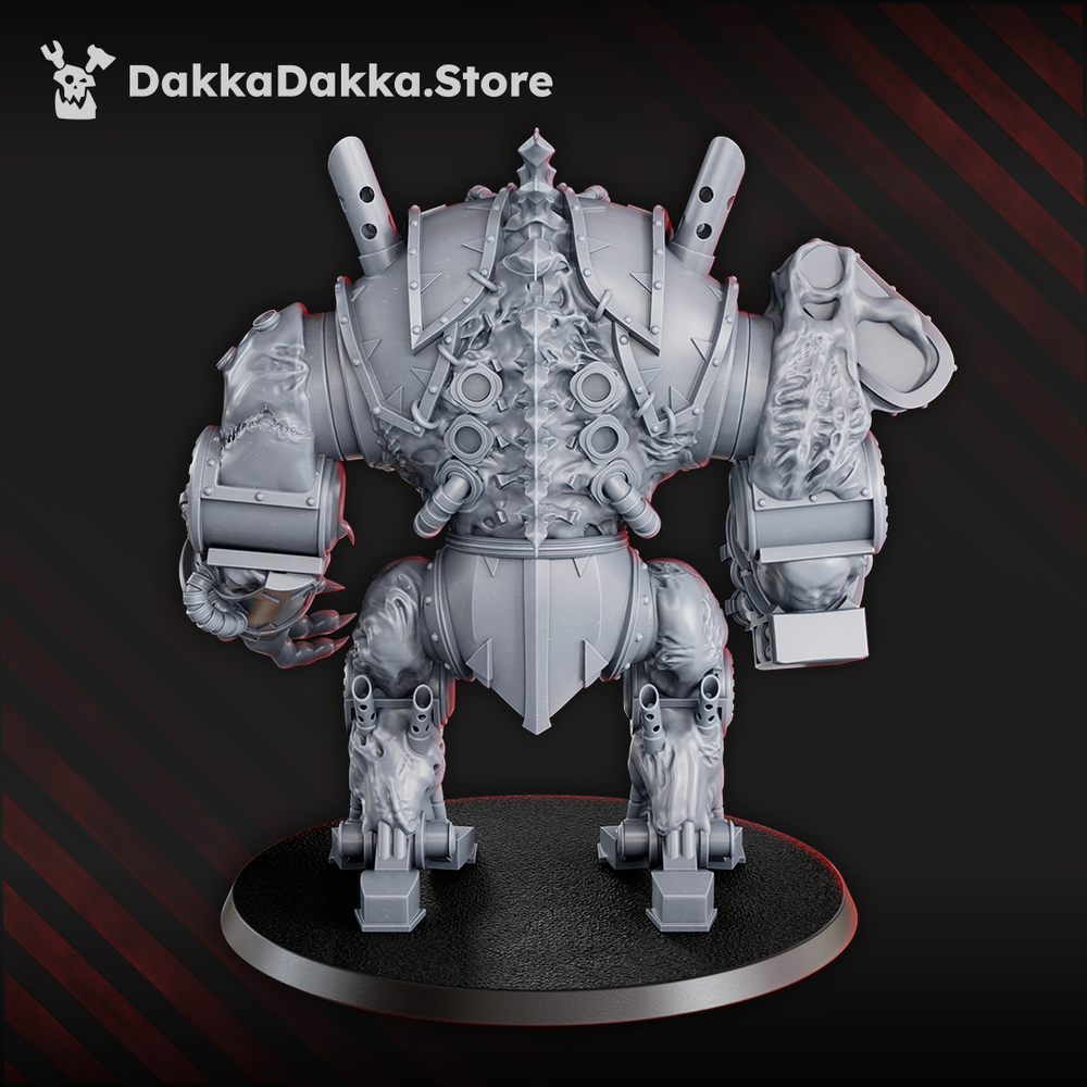 Bloodthirsty Knights Flesh Befouler Machine, proxy miniature, 28mm heroic scale unpainted resin, view 2