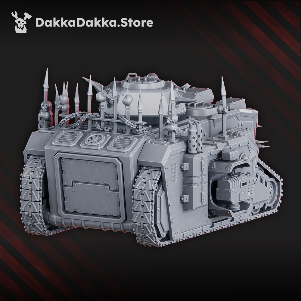 Bloodthirsty Knights Frantic Crusher, proxy miniature, 28mm heroic scale unpainted resin, view 2
