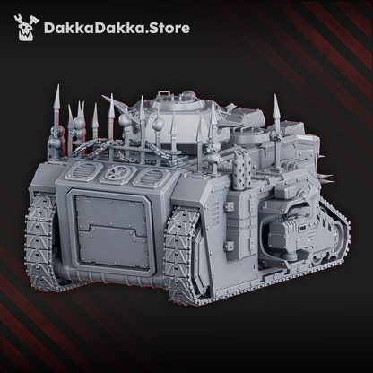 Bloodthirsty Knights Frantic Crusher, proxy miniature, 28mm heroic scale unpainted resin, view 2