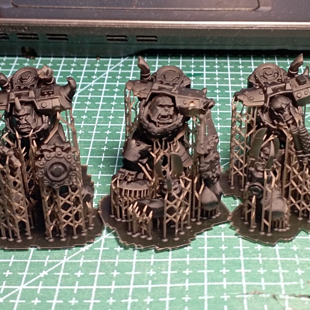 Orks Heavy Strikerz Posse, proxy miniature, vehicle, 28mm heroic scale unpainted resin, view 4