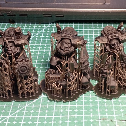 Orks Heavy Strikerz Posse, proxy miniature, vehicle, 28mm heroic scale unpainted resin, view 4