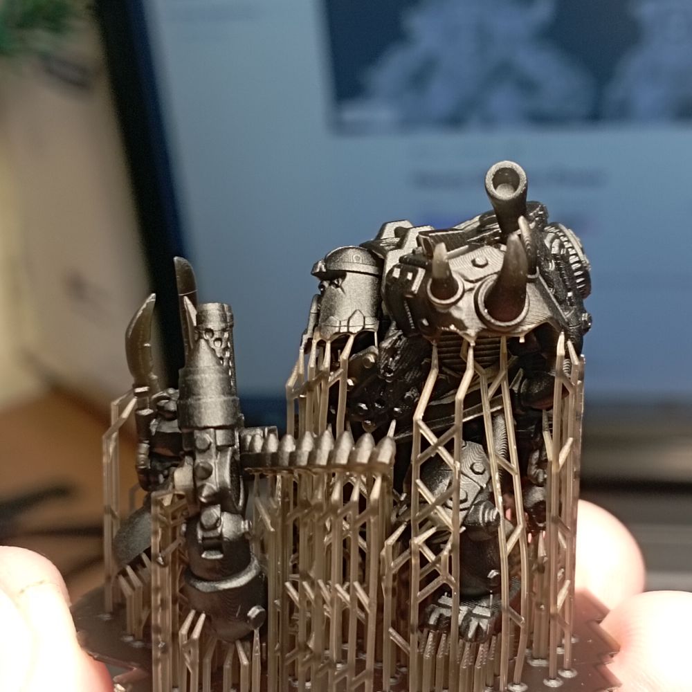 Orks Heavy Strikerz Posse, proxy miniature, vehicle, 28mm heroic scale unpainted resin, view 6