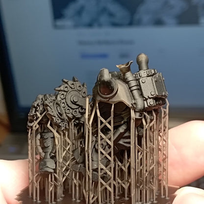 Orks Heavy Strikerz Posse, proxy miniature, vehicle, 28mm heroic scale unpainted resin, view 9