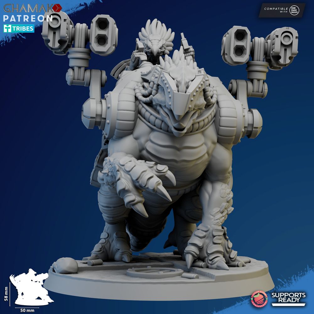 Tuai Ravok Cannons, proxy miniature, artillery, 28mm heroic scale unpainted resin, view 5